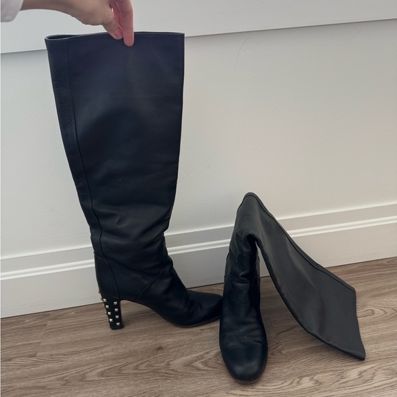 Vero Cuoio Shoes - Leather knee high boots